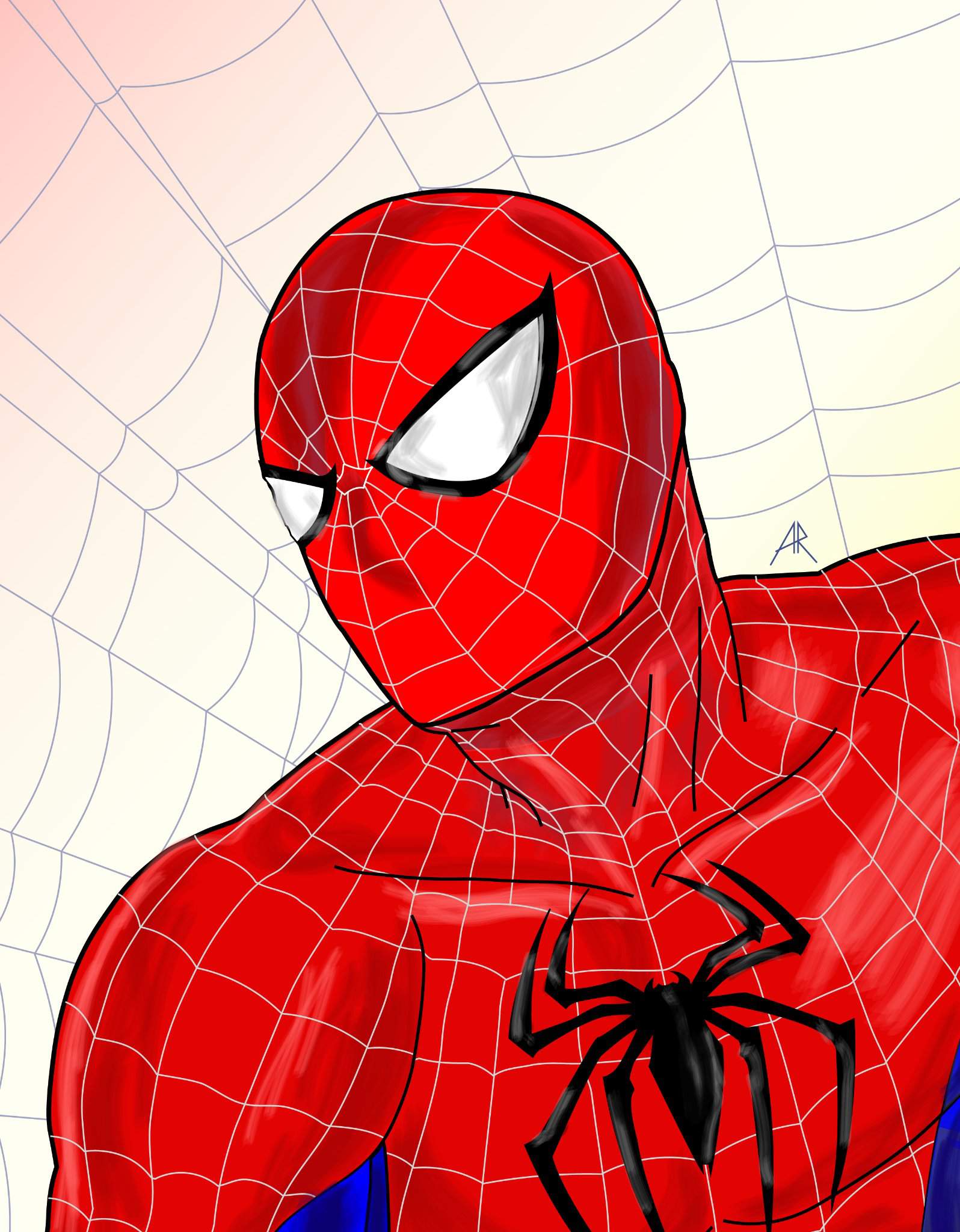 Spider-man Digital Drawing | Comics Amino