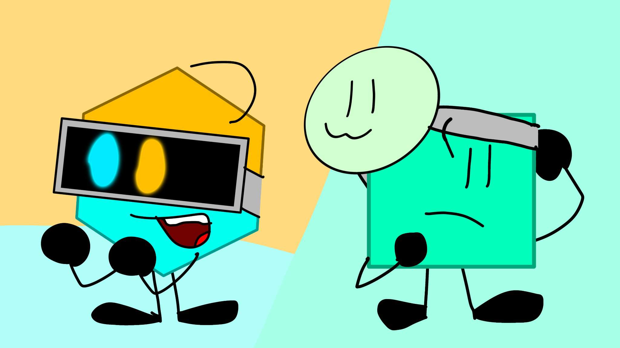 A shape duo | BFDI💖 Amino