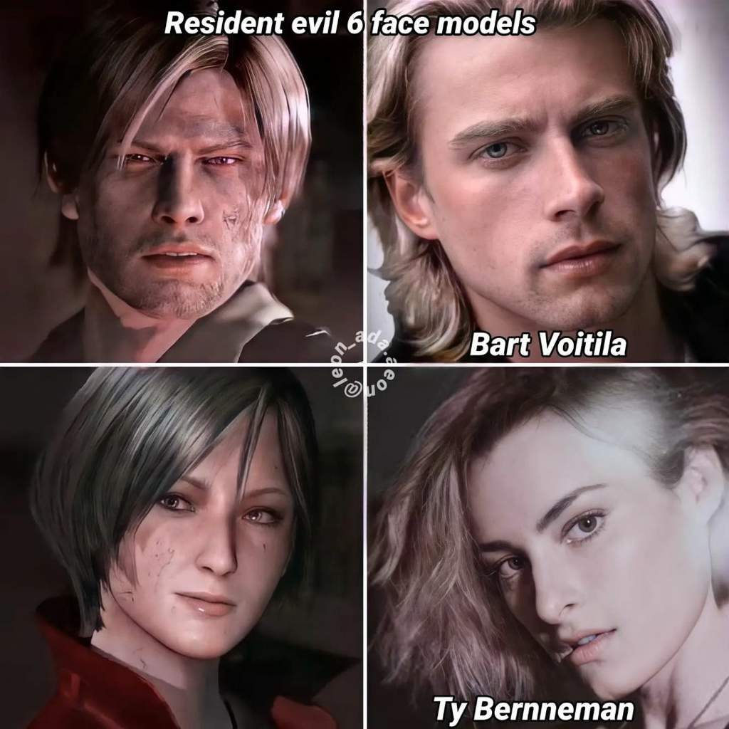 Os Modelos De Rosto Do Nosso Atraente Casal Leon é Ada 😳 Resident Evil Brasil™ Amino 7369