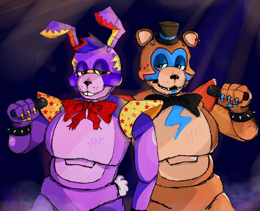 Glamrock Freddy & Bonnie | Five Nights At Freddy's Amino