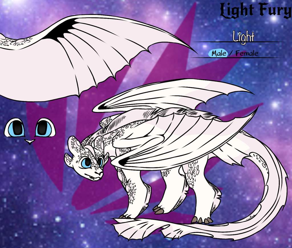 Remastered simple ref Light Fury base [F2U] | H.T.T.Y.D Amino