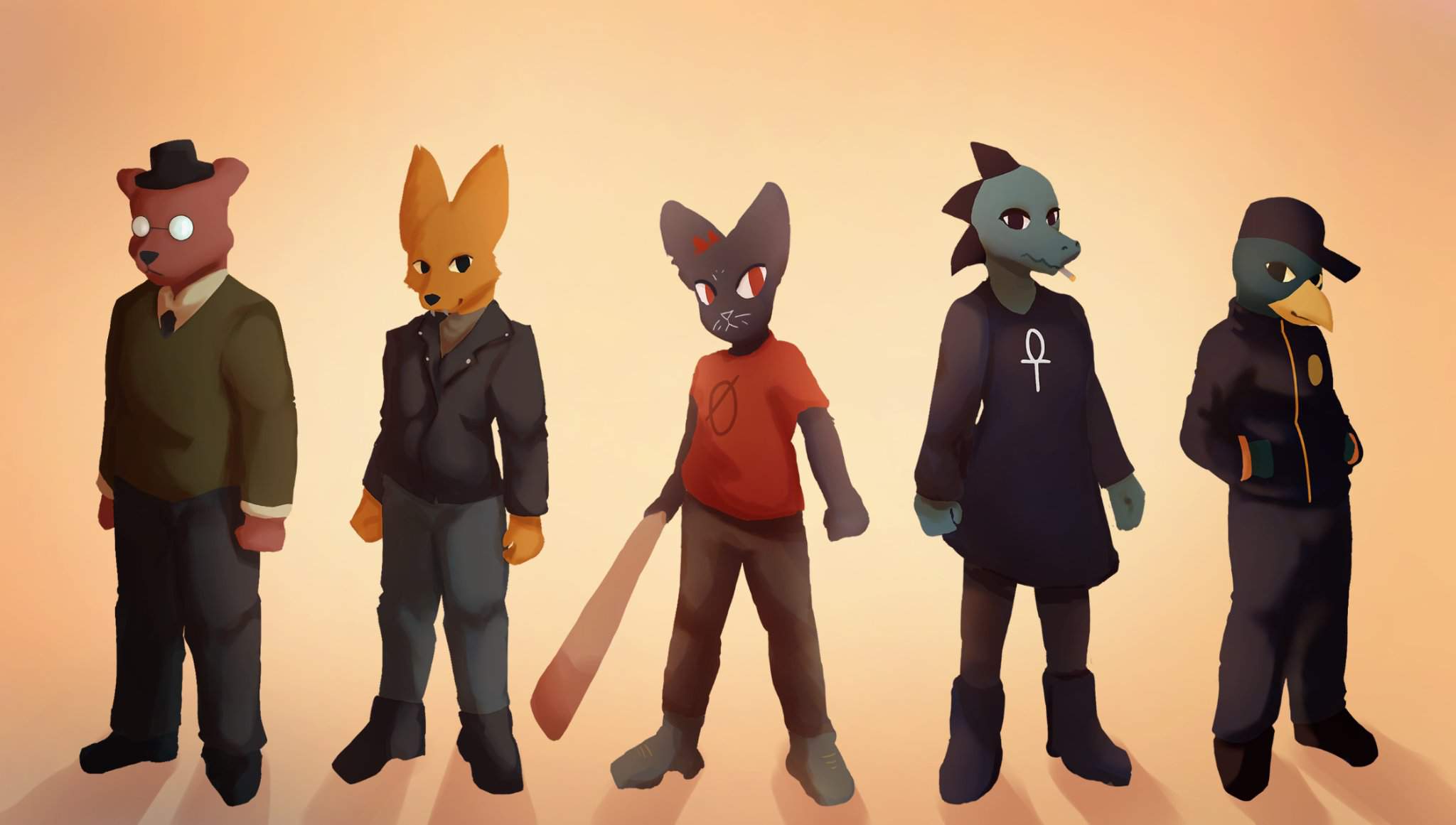 Fanart de night in the woods | Furry Português Amino