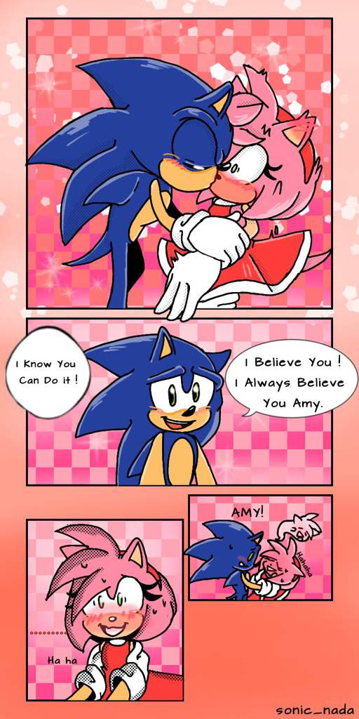 Sonamy mini comic 💙 ️🌹 | Sonic the Hedgehog! Amino