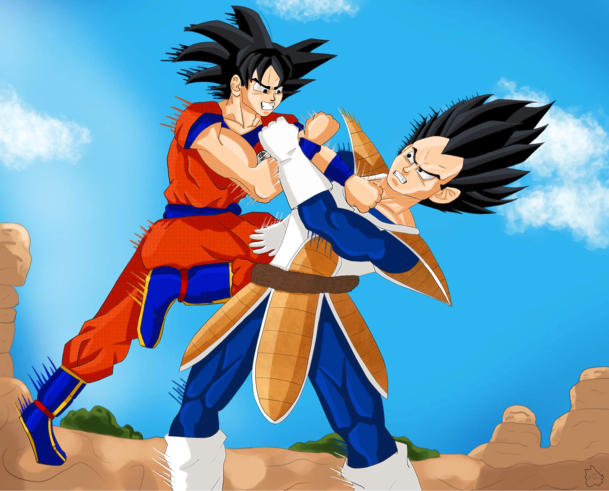 Goku VS Vegeta: The Fight That Started It All | DragonBallZ Amino