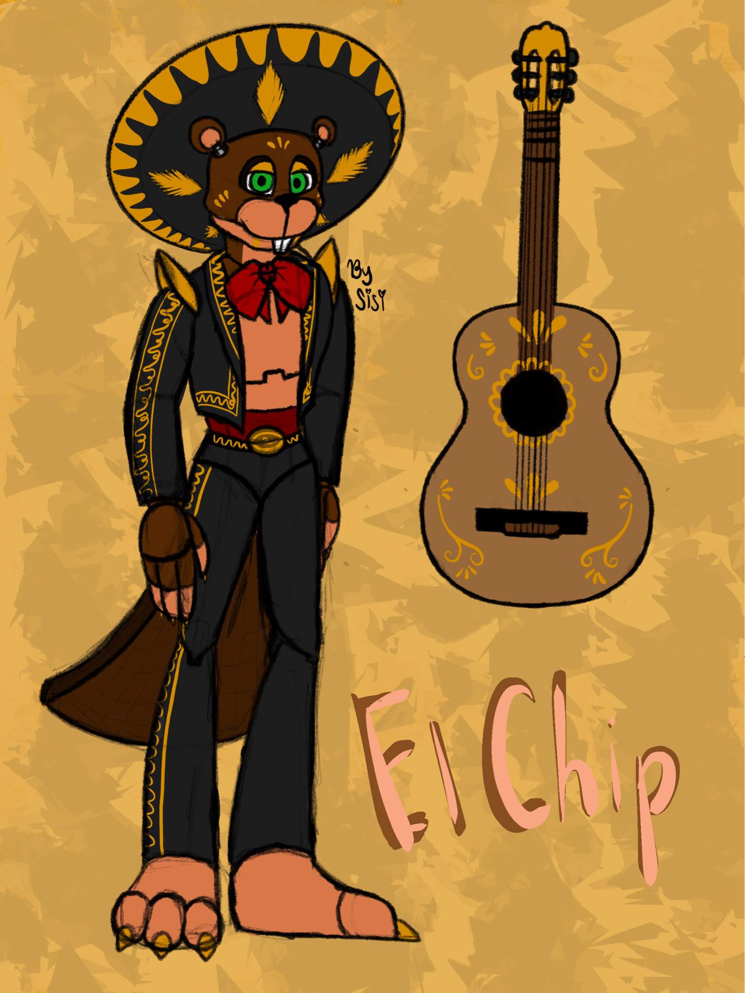 Glamrock El Chip (Head cannon) | Five Nights At Freddy's Amino