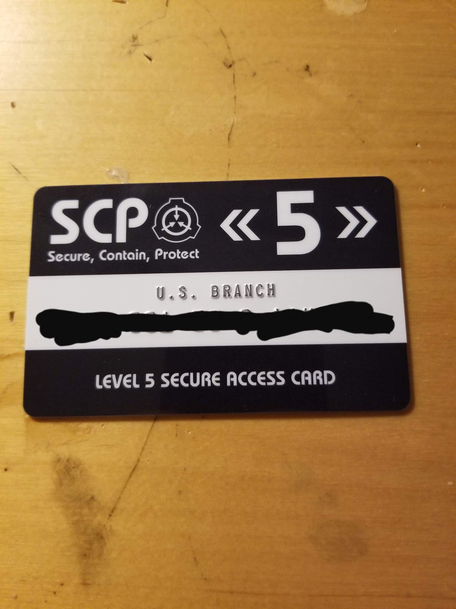 My level 5 access card | SCP Foundation Amino