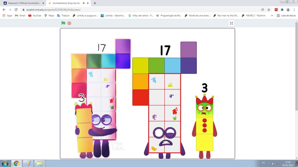 Numberblocks 3 and 17 doesn't like themselves as ship | ♡Official ...