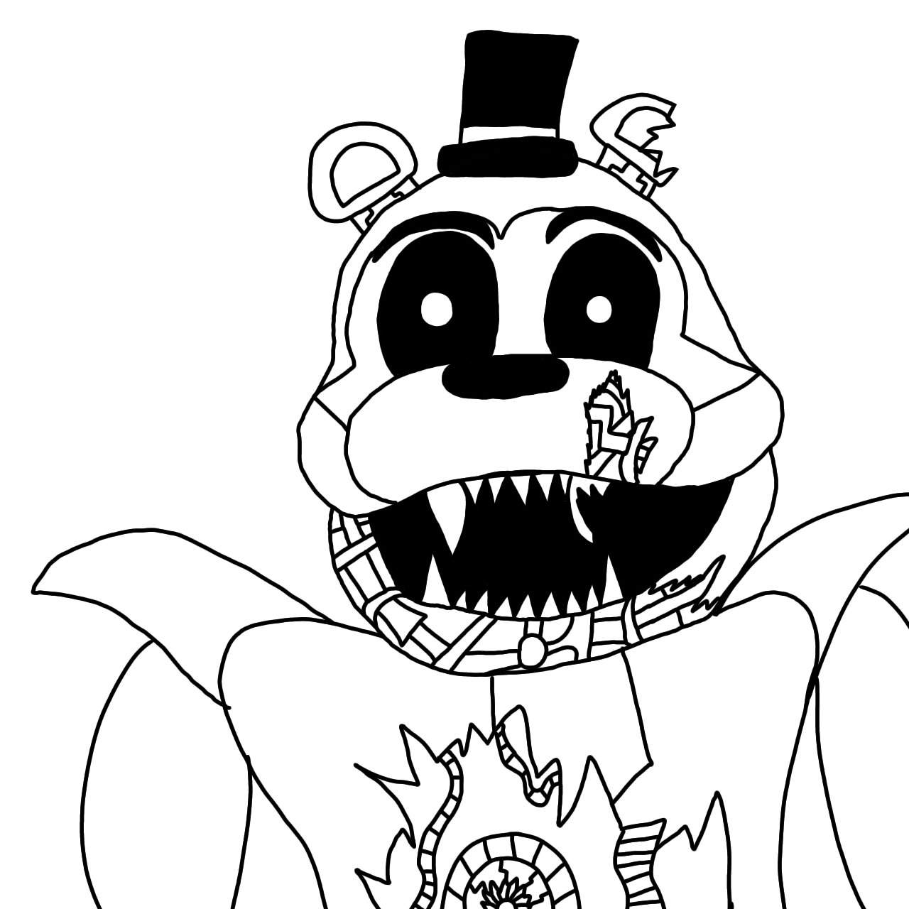 ⭐🐻DIBUJO GLAMROCK FREDDY BROKEN🐻⭐ | FNaF Amino [ Español ] Amino