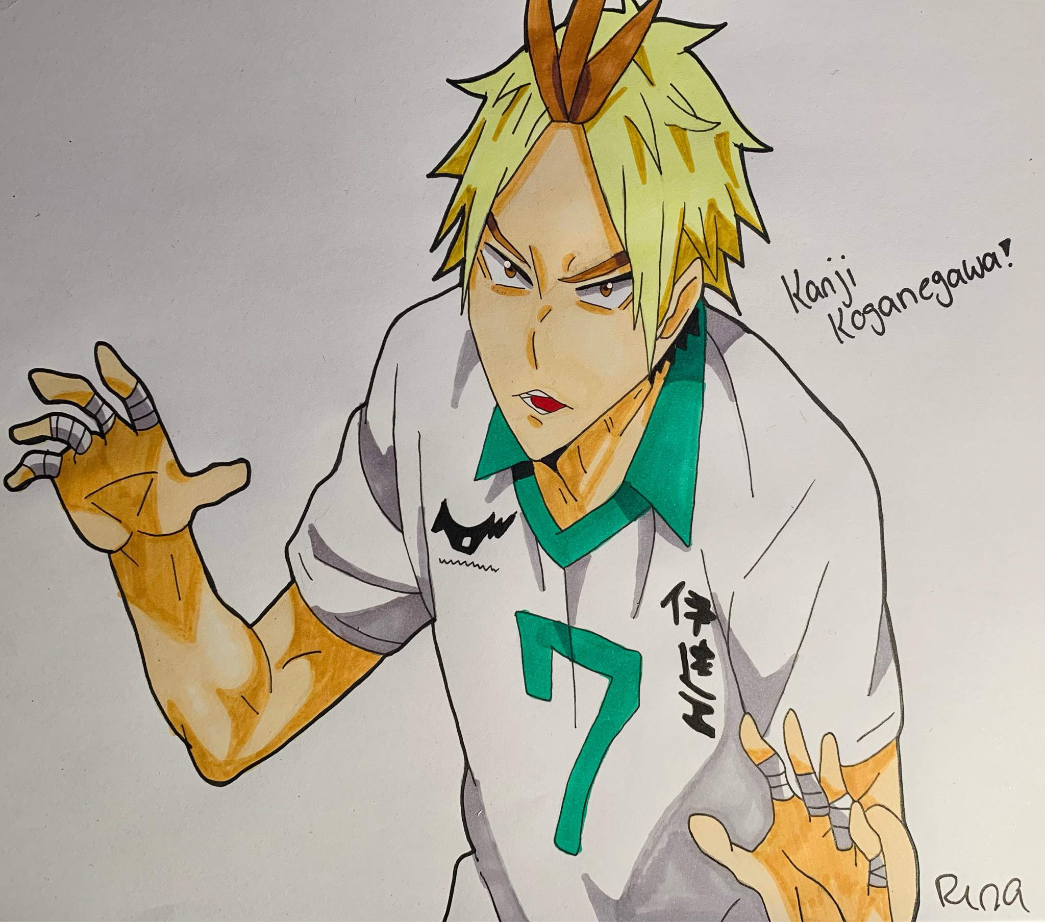 🏐 𝖧𝖺𝗂𝗄𝗒𝗎𝗎 𝖥𝖺𝗇𝖺𝗋𝗍: 𝖪𝖺𝗇𝗃𝗂 𝖪𝗈𝗀𝖺𝗇𝖾𝗀𝖺𝗐𝖺 🏐 | 🔸German Anime🔸 Amino