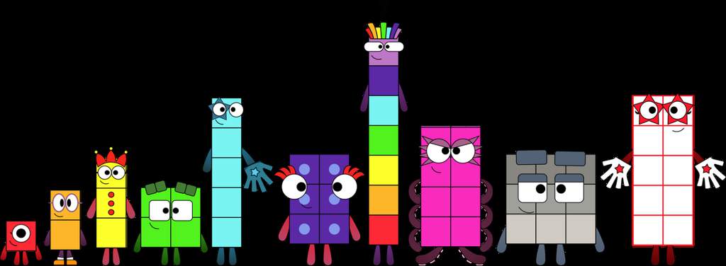 Numberblocks Sprites 1-10 