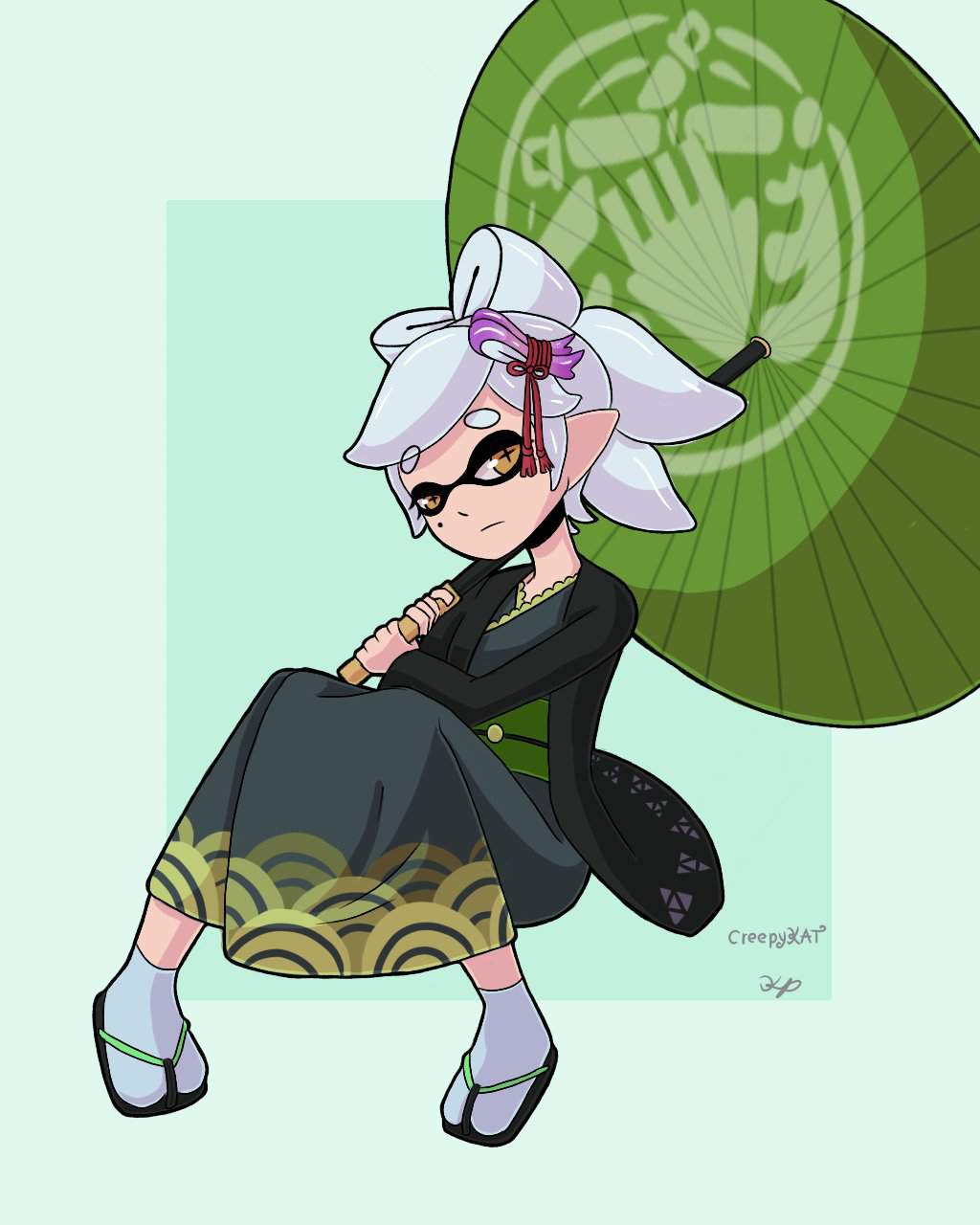 Marie in kimono | Splatoon Amino