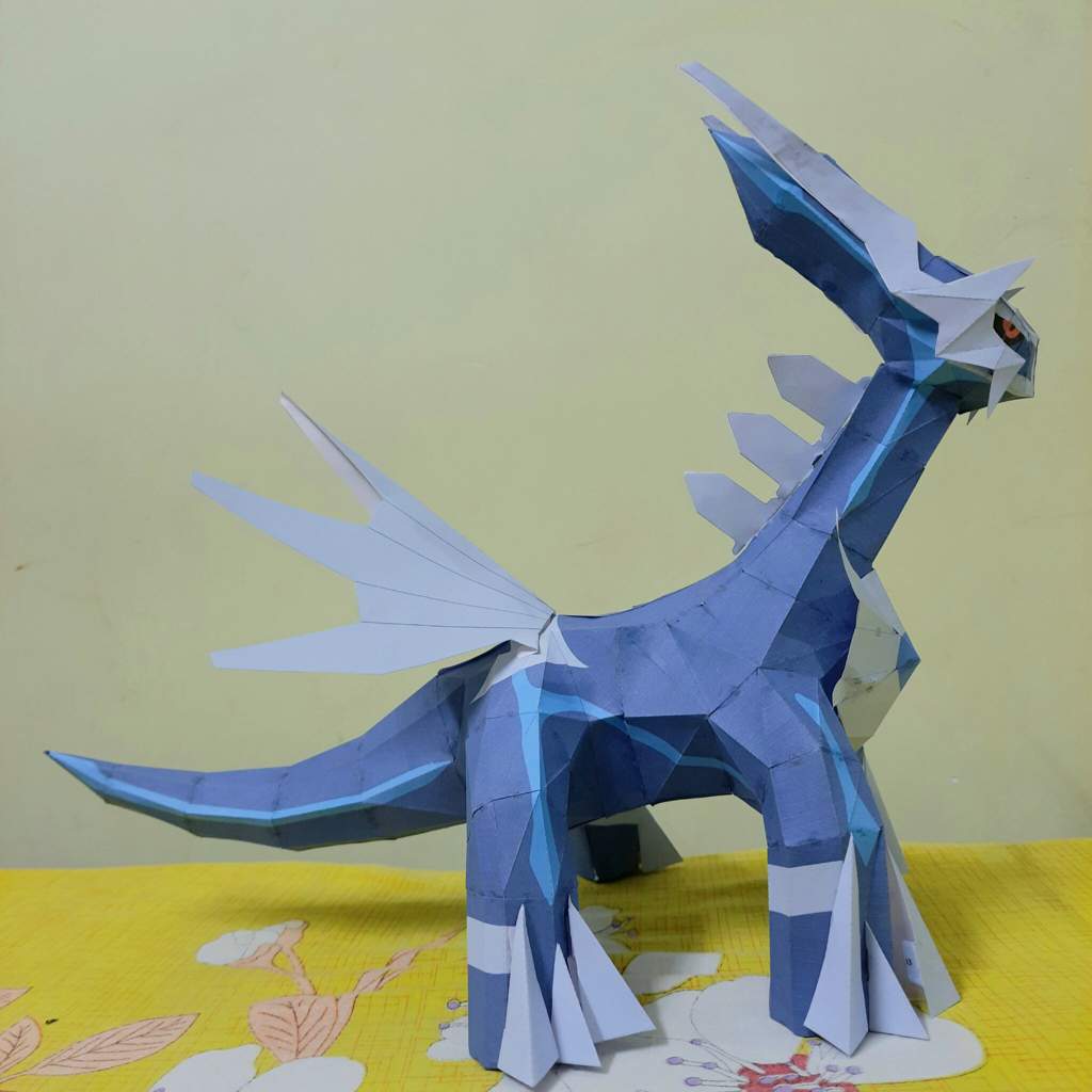 I Built A Dialga Papercraft Model | Pokémon Amino