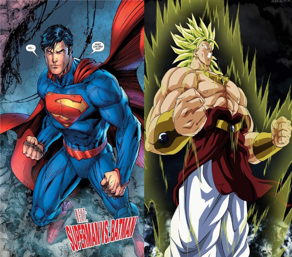 Justice Week Fight #1 - Superman vs Broly (Dragon Ball)! | Comics Amino