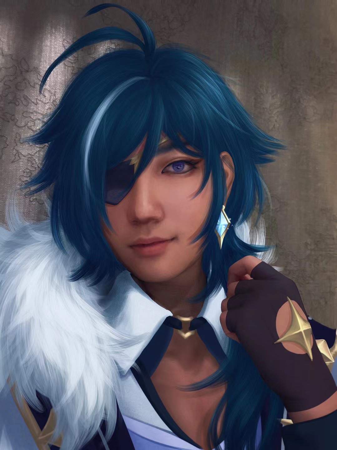 Kaeya cosplay/painting | Genshin Impact Amino