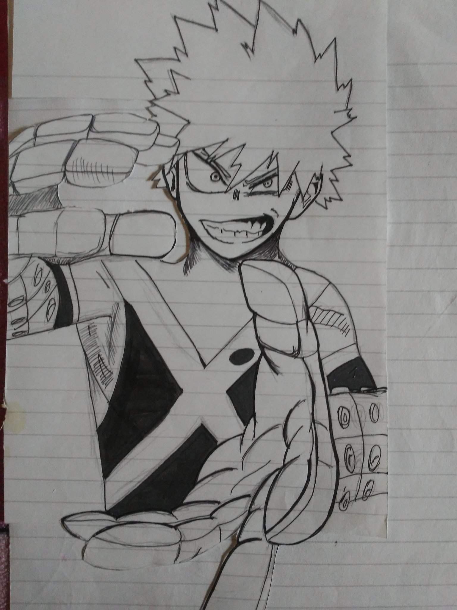 Dibujo de Bakugo 3D | Boku No Hero Academia Amino. Amino