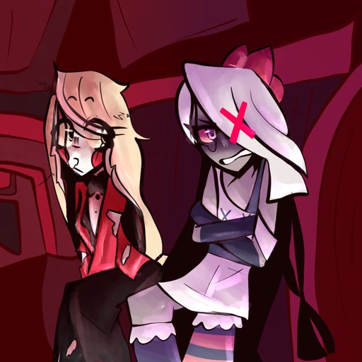 Drawin whatever you ship from hazbin or Helluva in more human-like ...