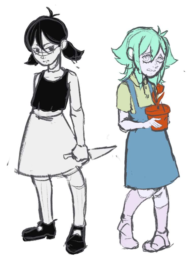 Omori And Basil Genderbent 