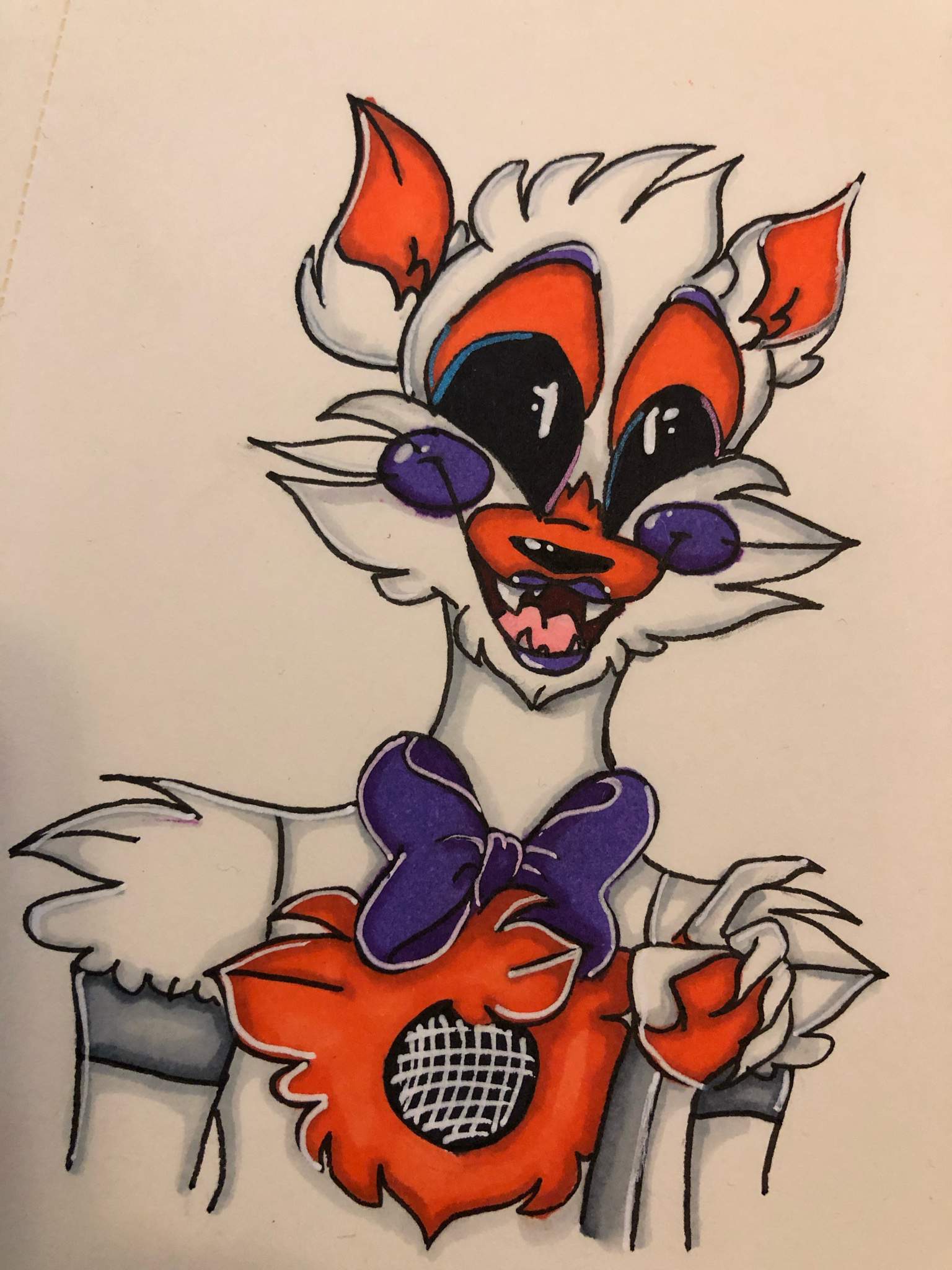 Lolbit doodles!🧡🖤💜 | Five Nights At Freddy's Amino