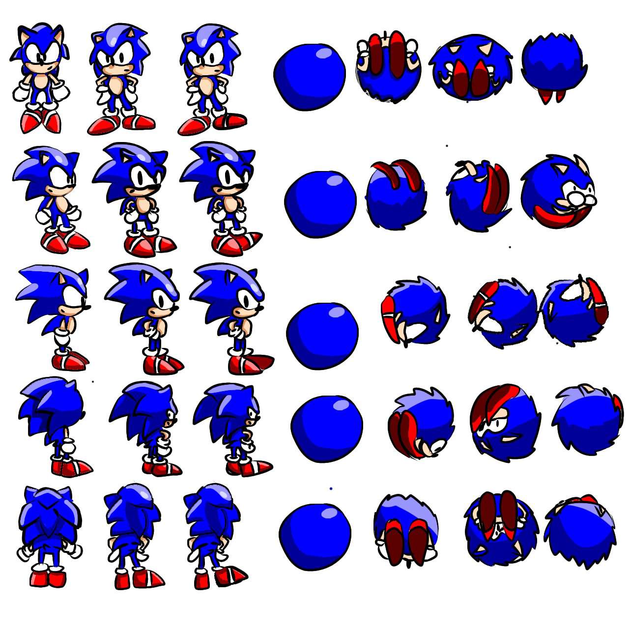 Sprites antigos do sonic robo blast 2,redesenhados por mim | Sonic ...