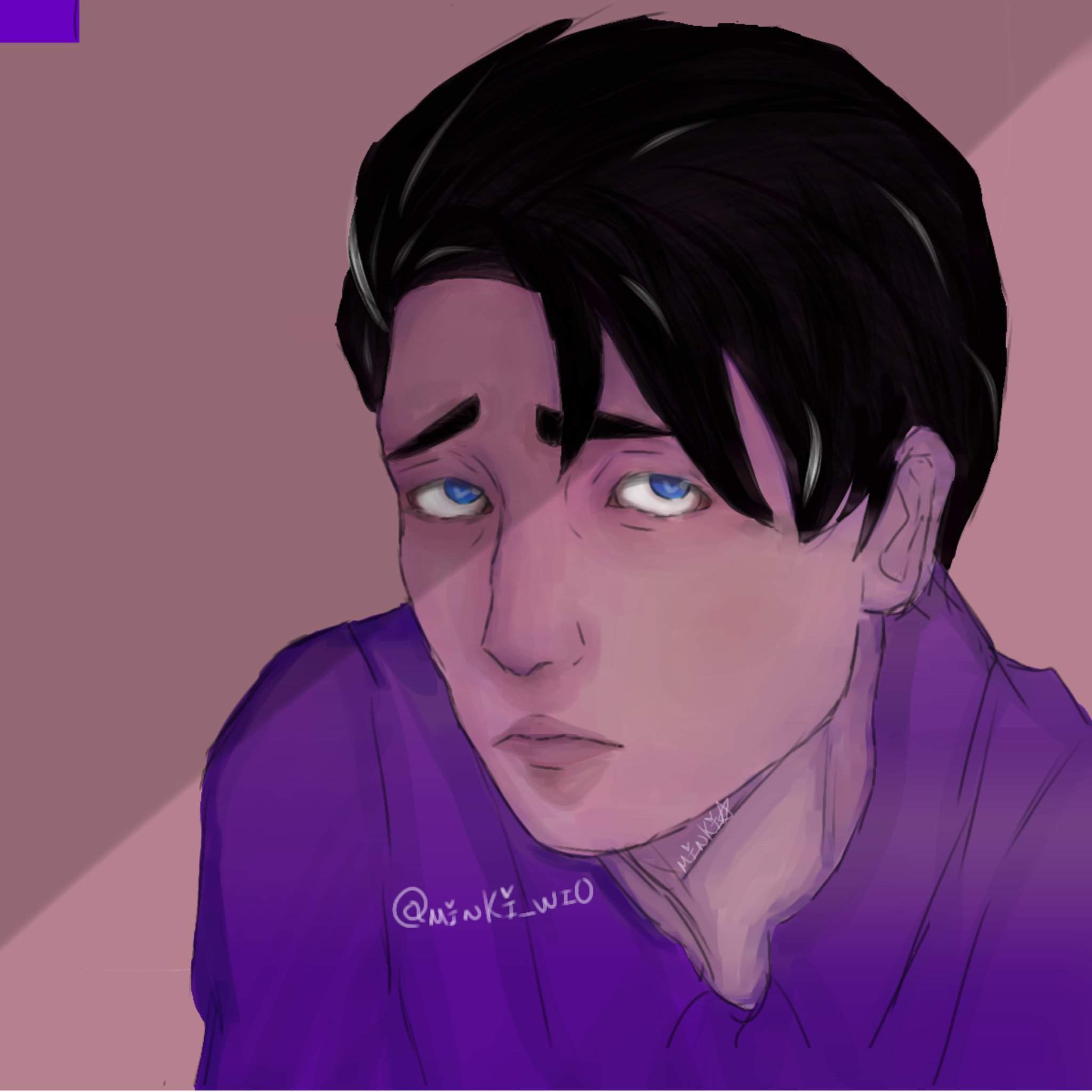 Buenas, volví, aquí un dibujo de michael afton/insta: minki_wii0 ...