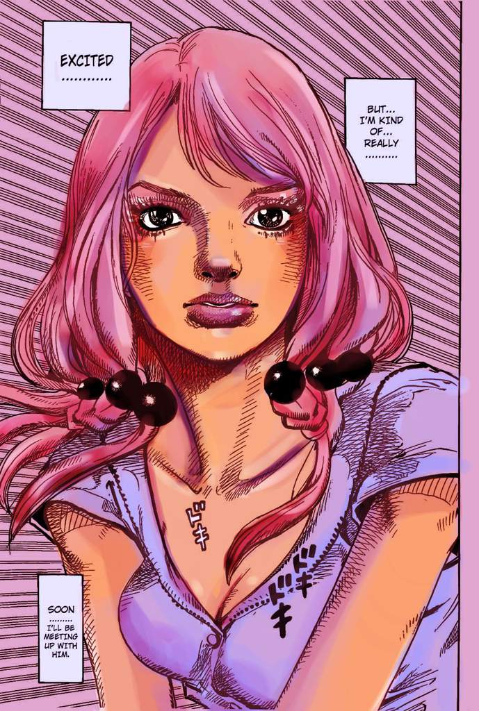 Yasuho Hirose Colored Panel | JoJo Amino Amino