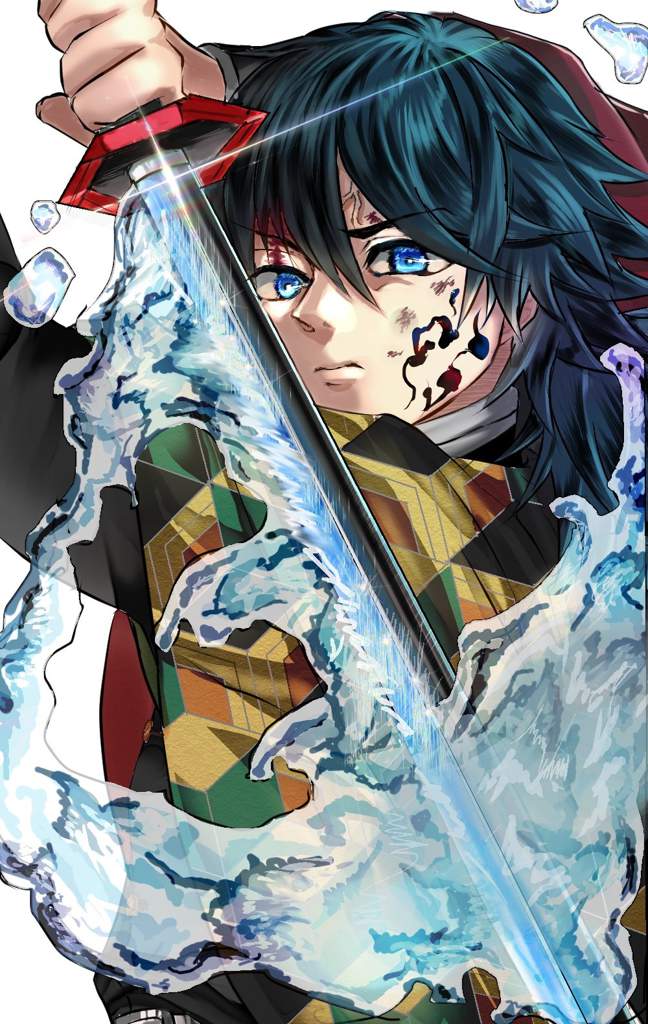 2/8 Happy Birthday Giyu Tomioka! 🌊🎂 | Demon Slayer: Kimetsu No Yaiba Amino