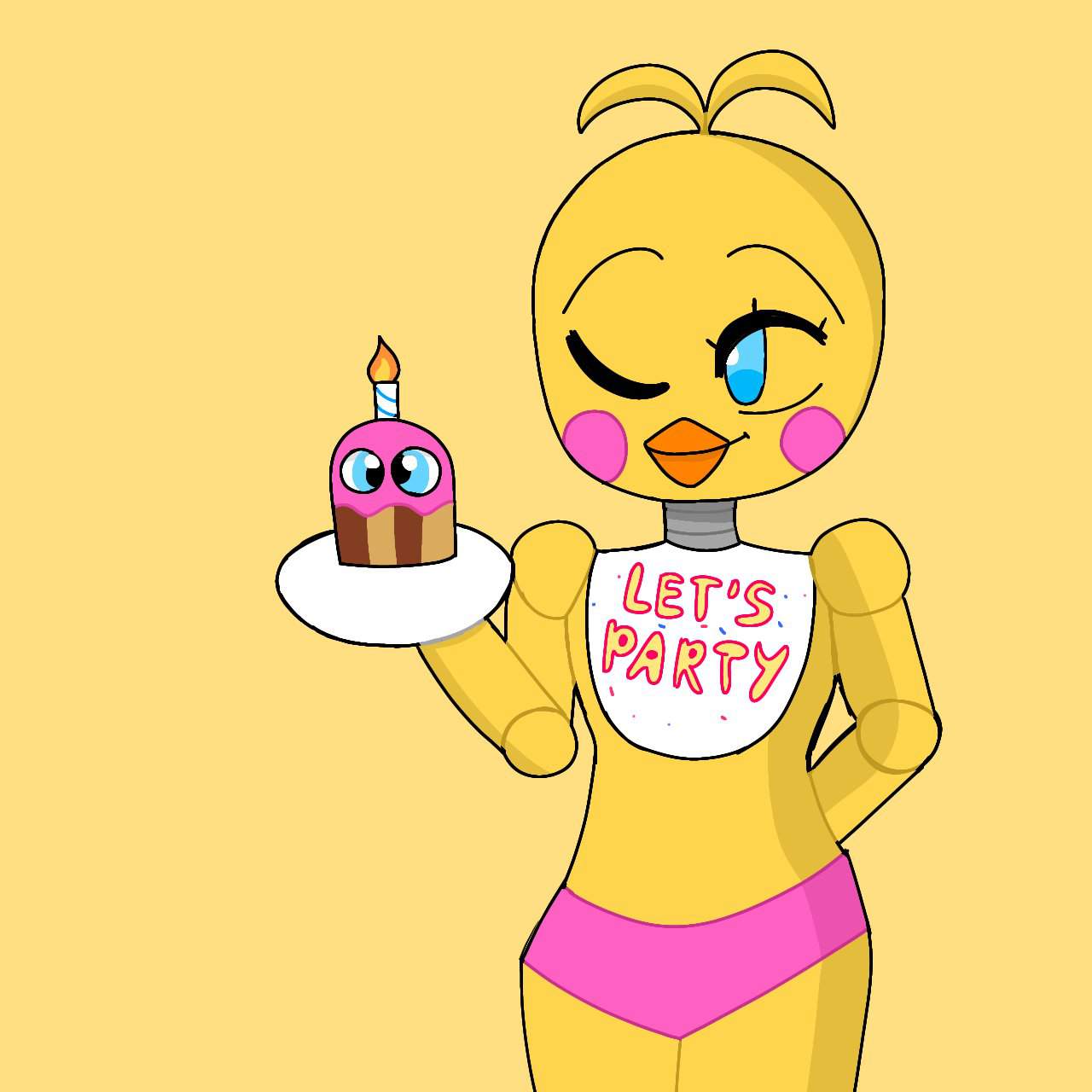 Toy chica art | Five Nights At Freddy's Amino