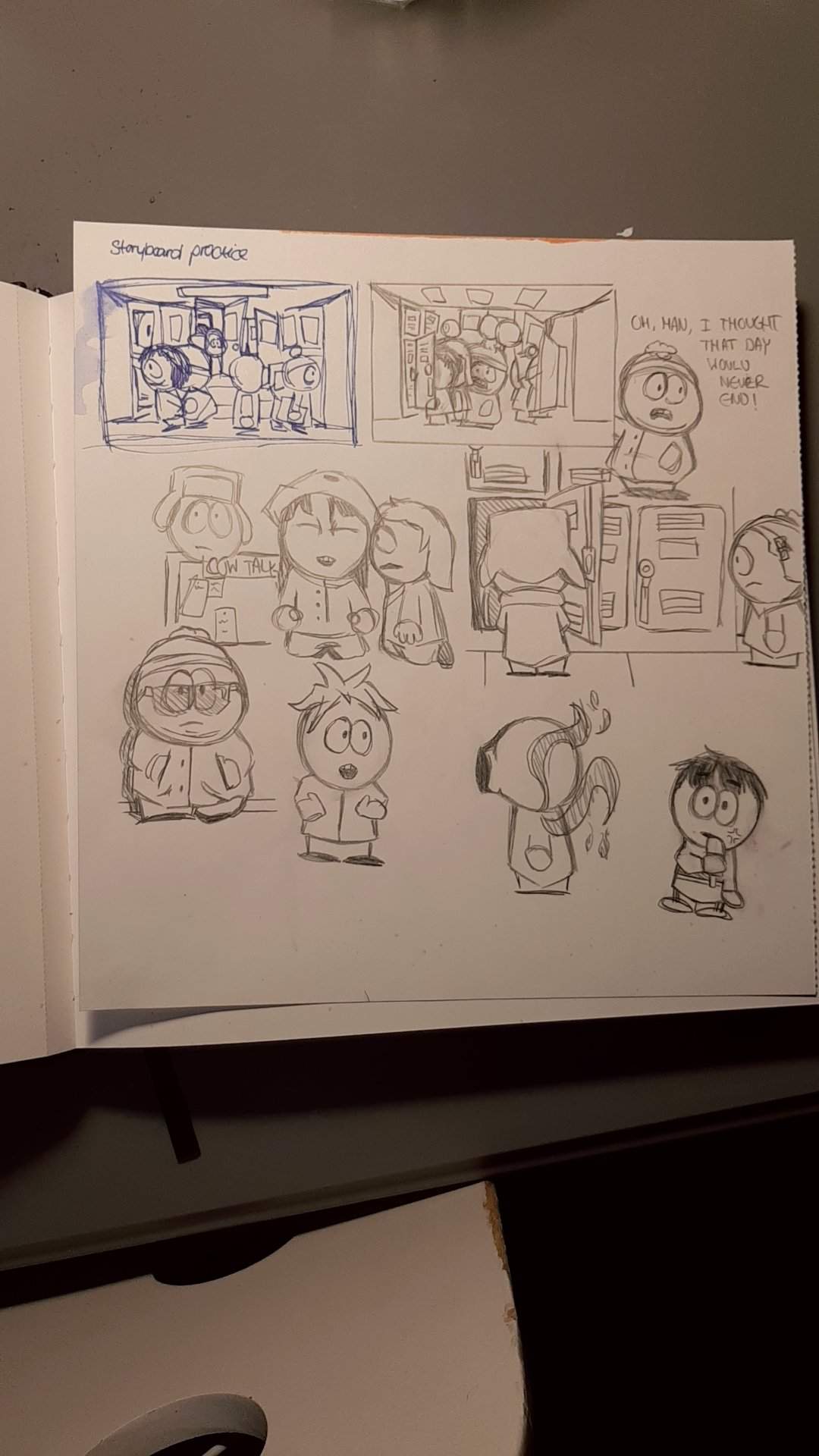 South Park storyboard style attempt | South Park Amino