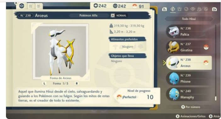 Cómo Conseguir A Arceus En Leyendas Pokémon Arceus Todos Los