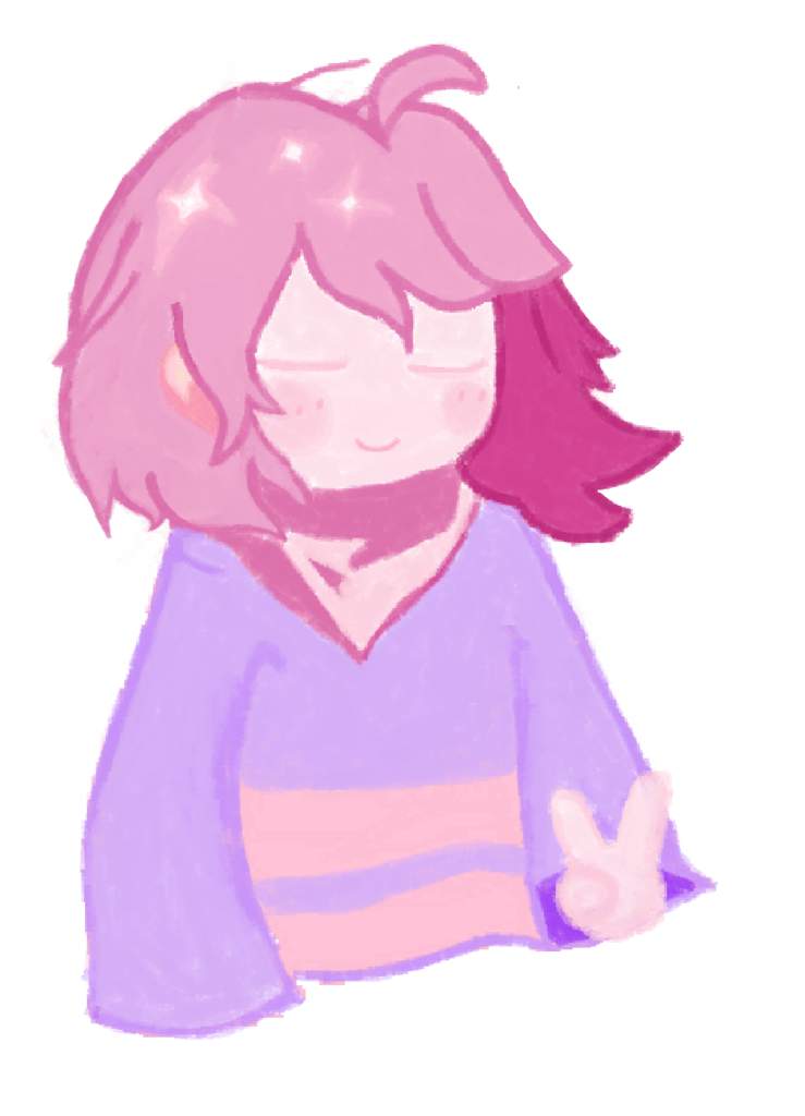 frisk alma morada de paint | Undertale Español Amino