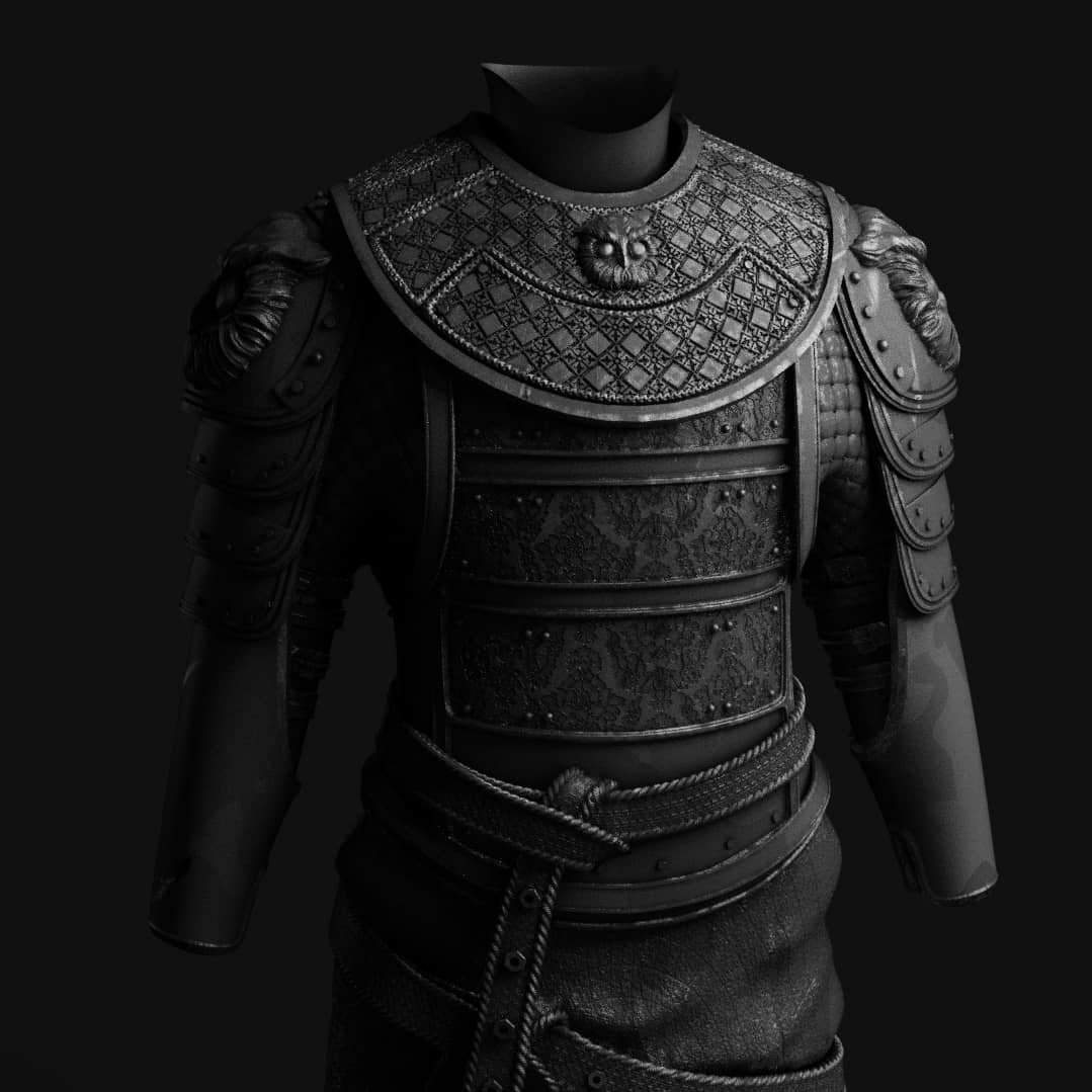 Armadura feita no zbrush e keyshot, espero que gostem | Modelagem 3D Br ...