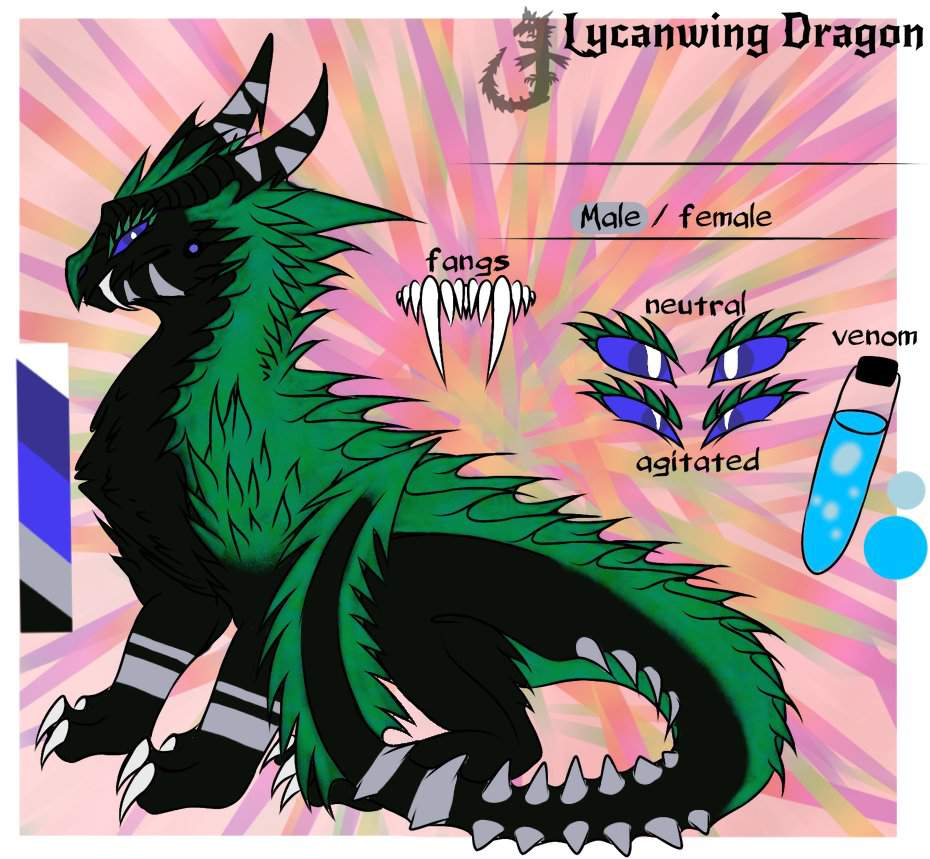 Lycanwing Dragon base [F2U] | H.T.T.Y.D Amino