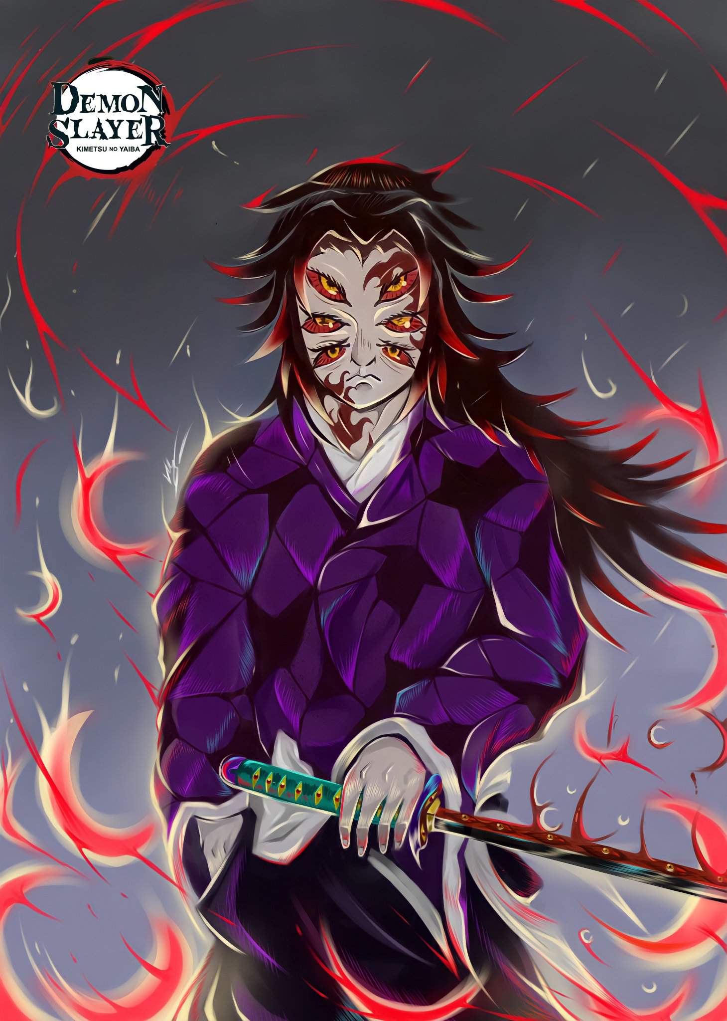 🎨 Kokushibo... | Demon Slayer: Kimetsu No Yaiba Amino