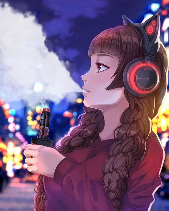 Anime Girls Using A Vape Anime Amino