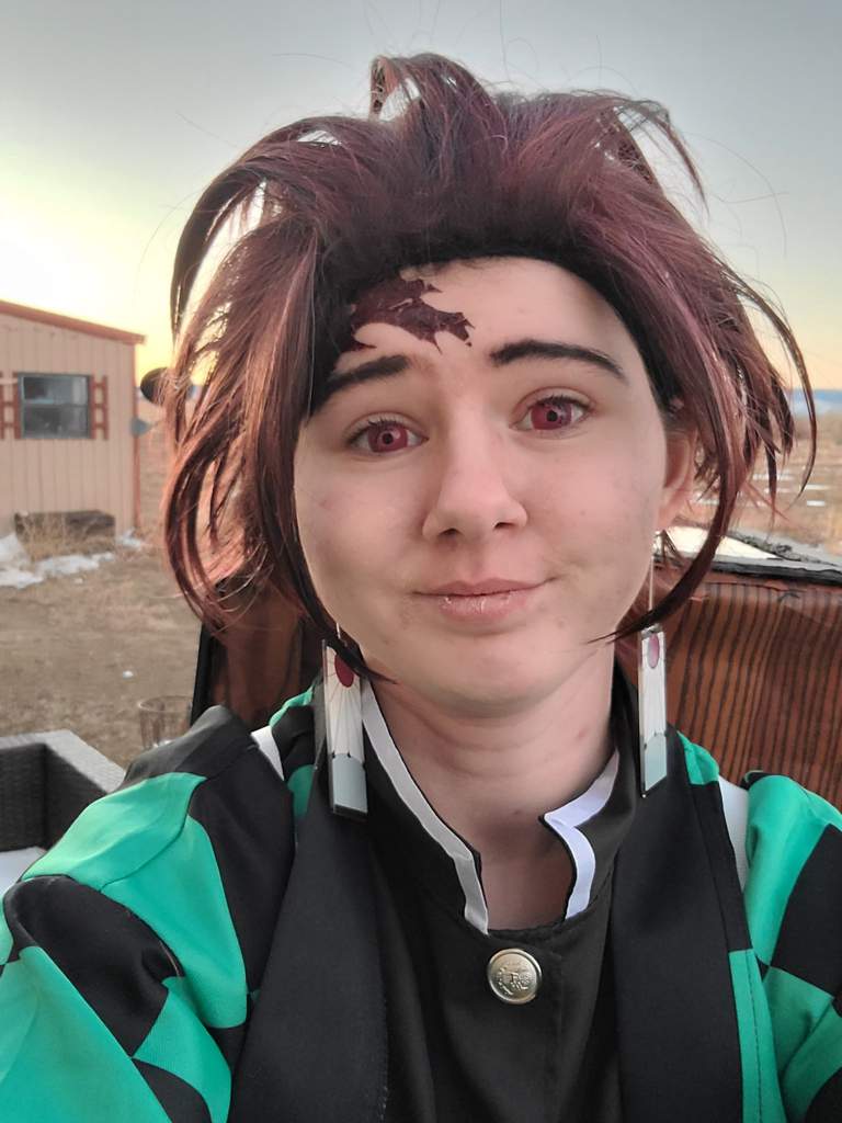 Tanjiro Kamado Scar Cosplay