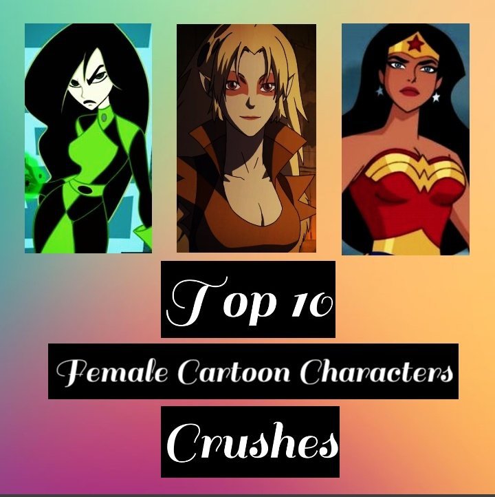 Top 10 Female Cartoon Character Crushes | Cartoon Amino