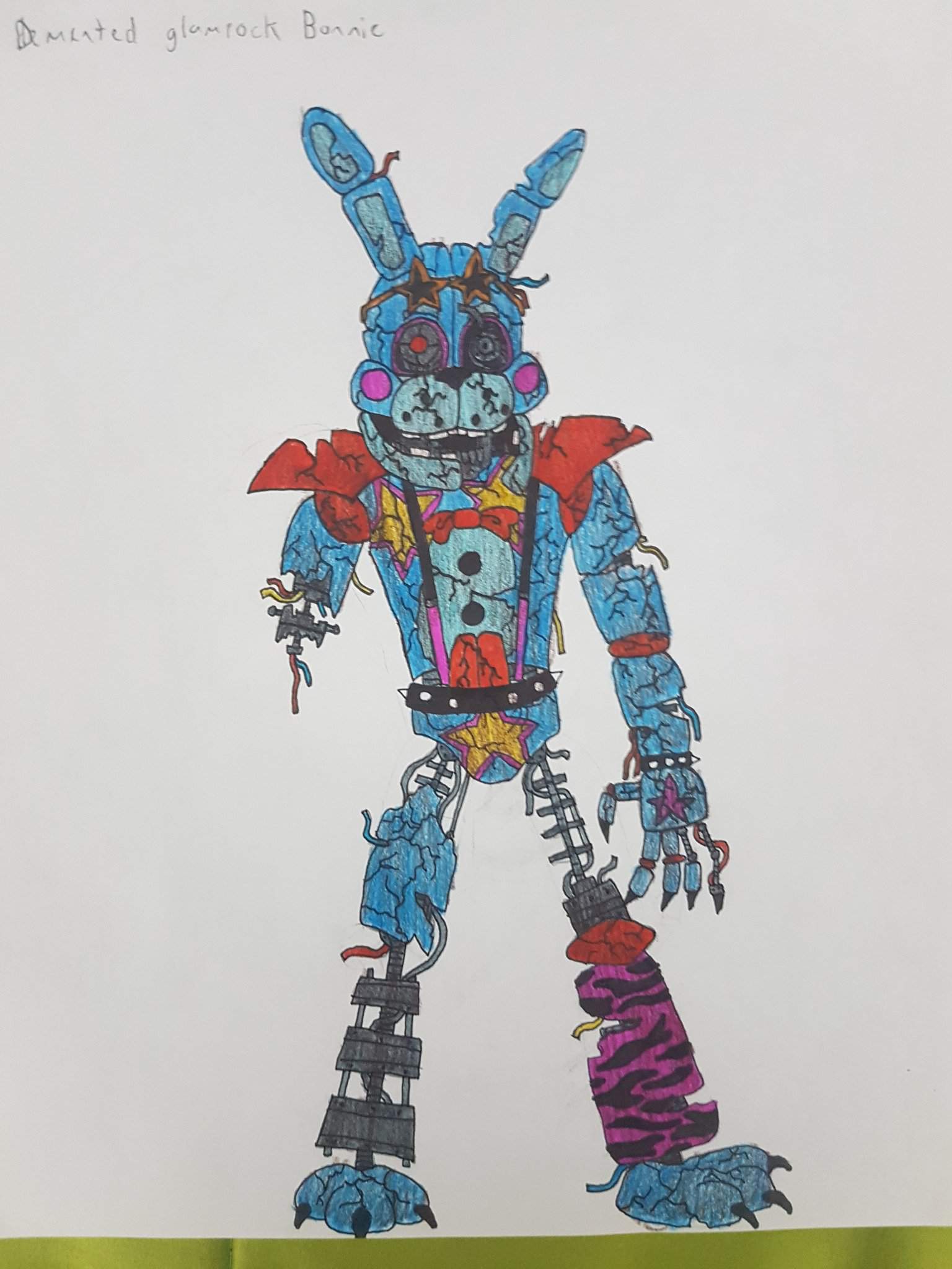 Demented Glamrock Bonnie | Five Nights At Freddy's Amino