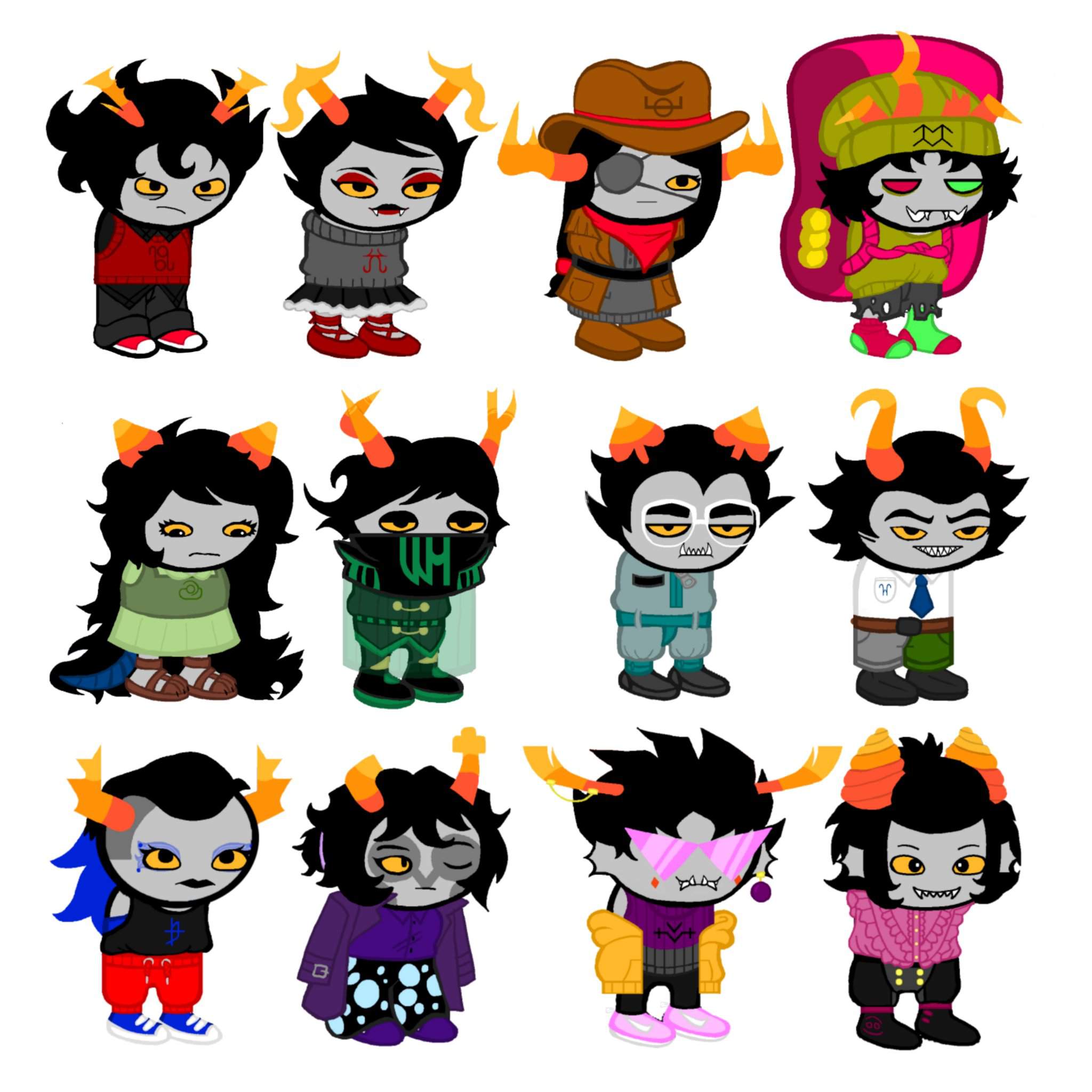 ×12 Troll sprites!! | Homestuck And Hiveswap Amino