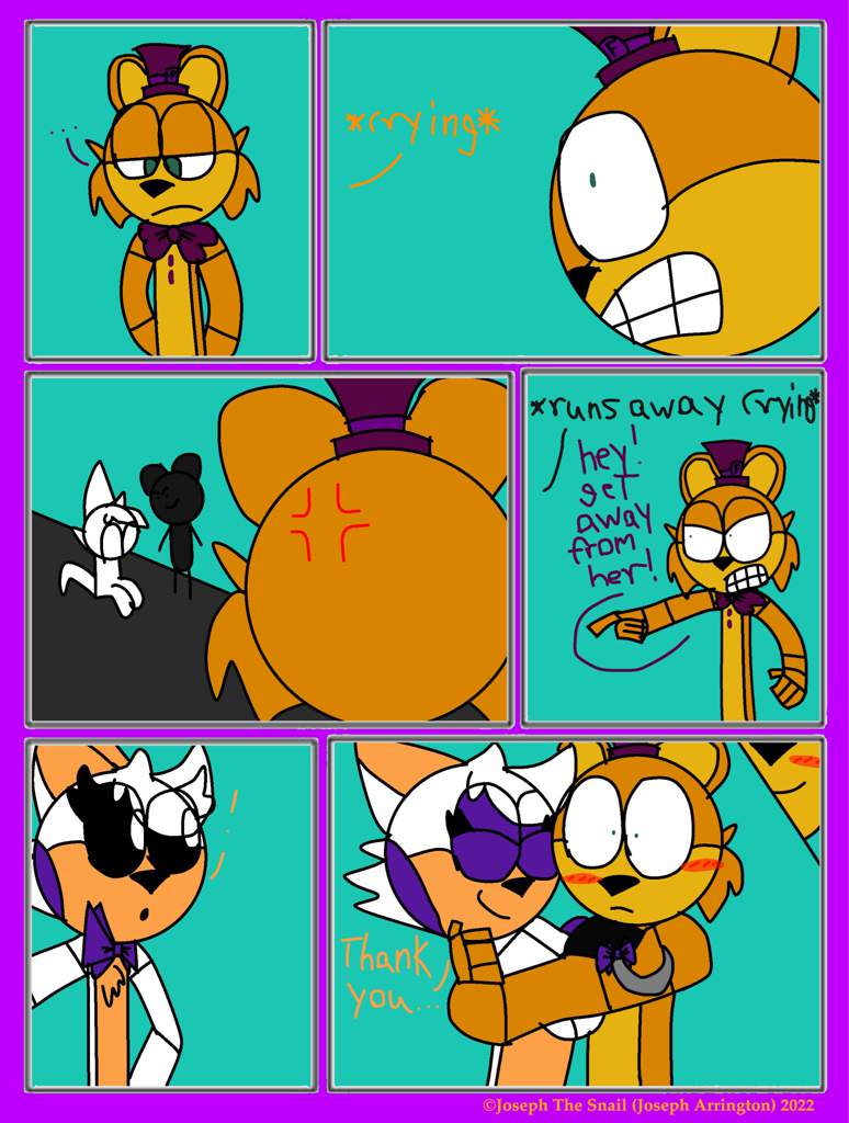 Story Of Prototype Fredbear X Lolbit (pilot Comic) 