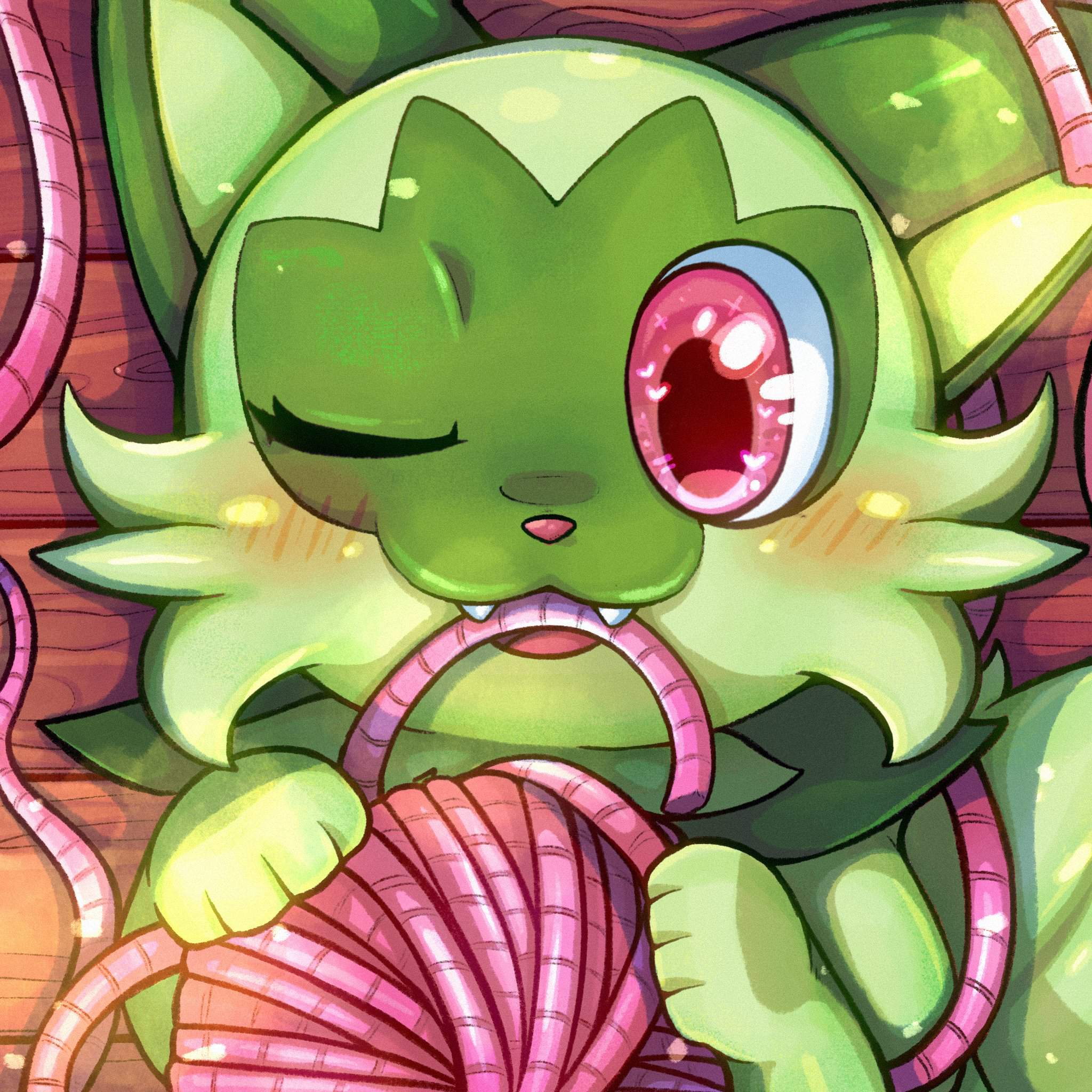 Sprigatito fan art! | Pokémon Amino