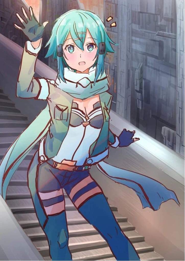 Sword art online very cute sinon 😇🥰😉 | Anime Amino