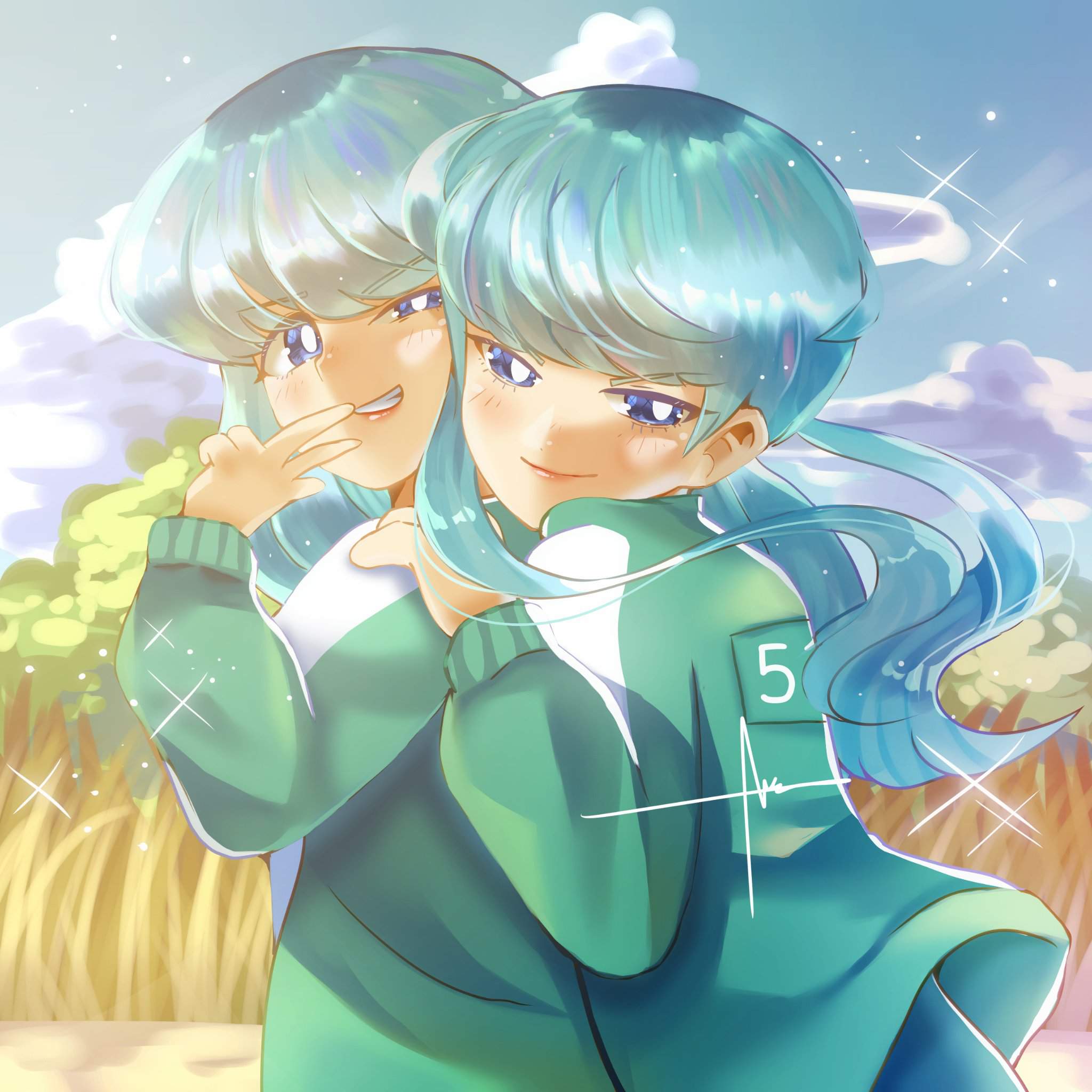 Squid game twins | Art Amino