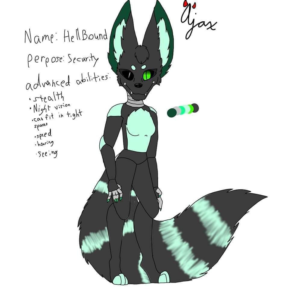 Oc Redraw; HellBound | Five Nights At Freddy's Amino