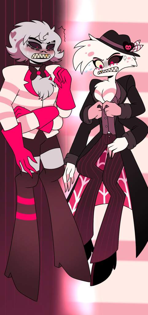 Both Angel dust Clothes swap | Hazbin Hotel (official) Amino