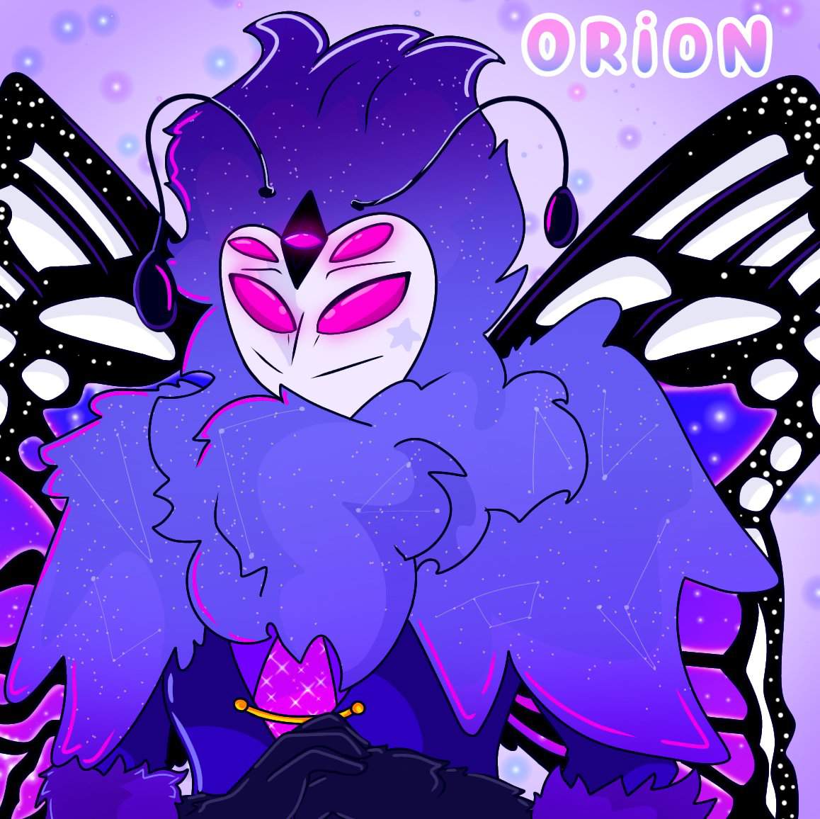 I made a Helluva boss oc, he's called Orion 🦗🦟🦗 | Amino