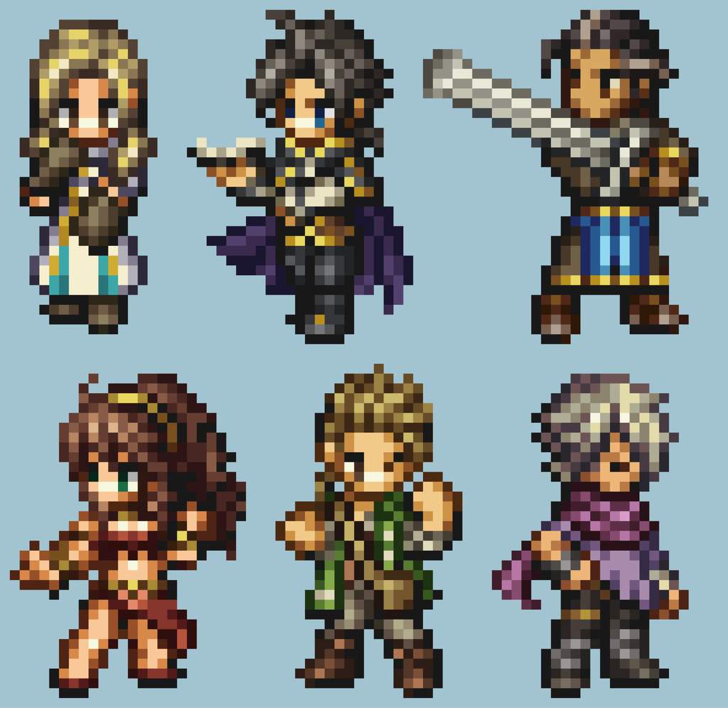 Octopath Traveler Sprites Atelier Yuwa Ciao Jp