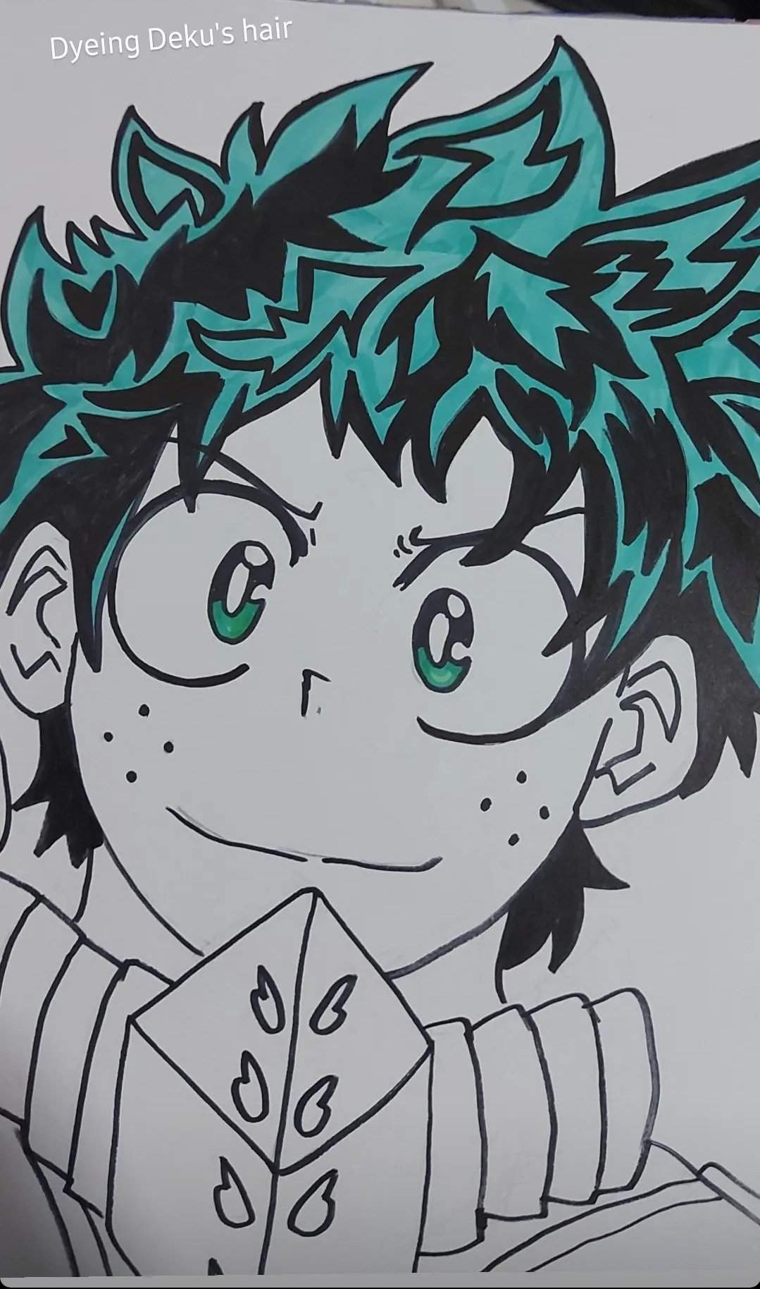 Dying Deku hair 💚😝 | Anime Amino