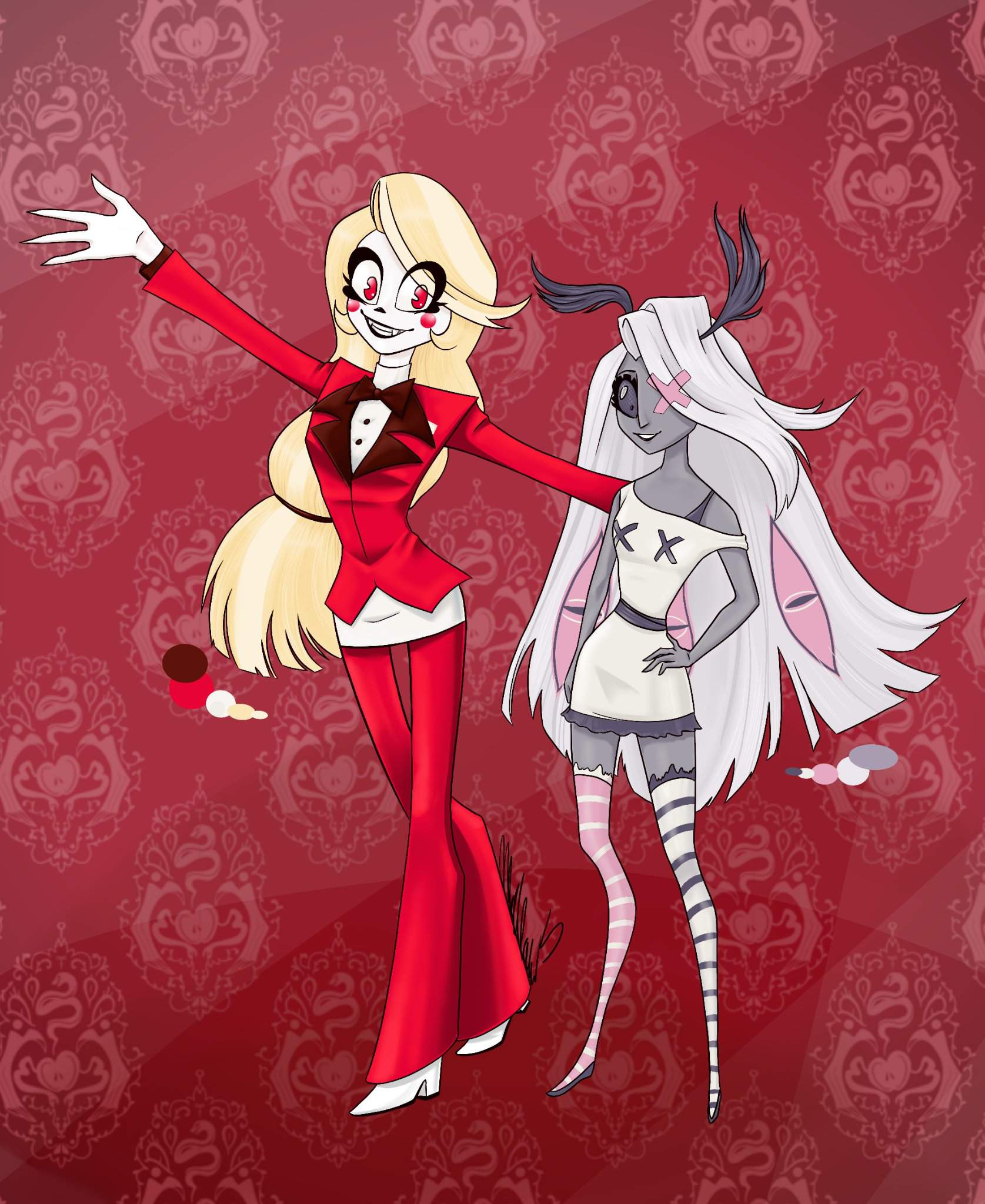 Charlie and Vaggie Redesigns | Hazbin Hotel (official) Amino