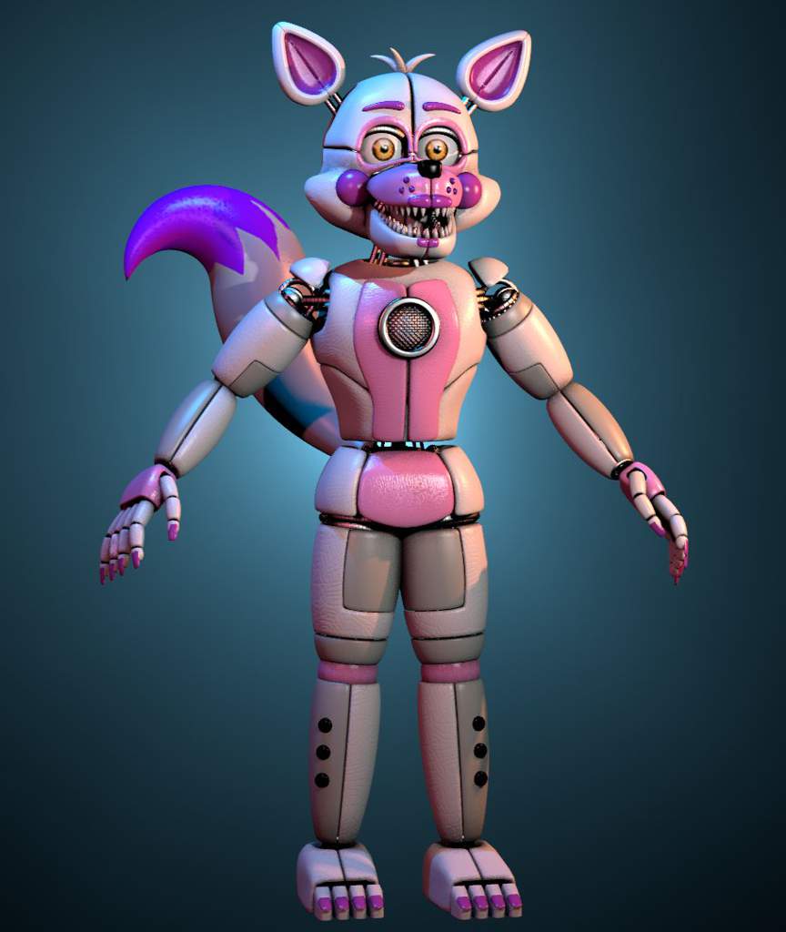 Prototype Funtime Freddy and Foxy renders | Five Nights At Freddy's Amino