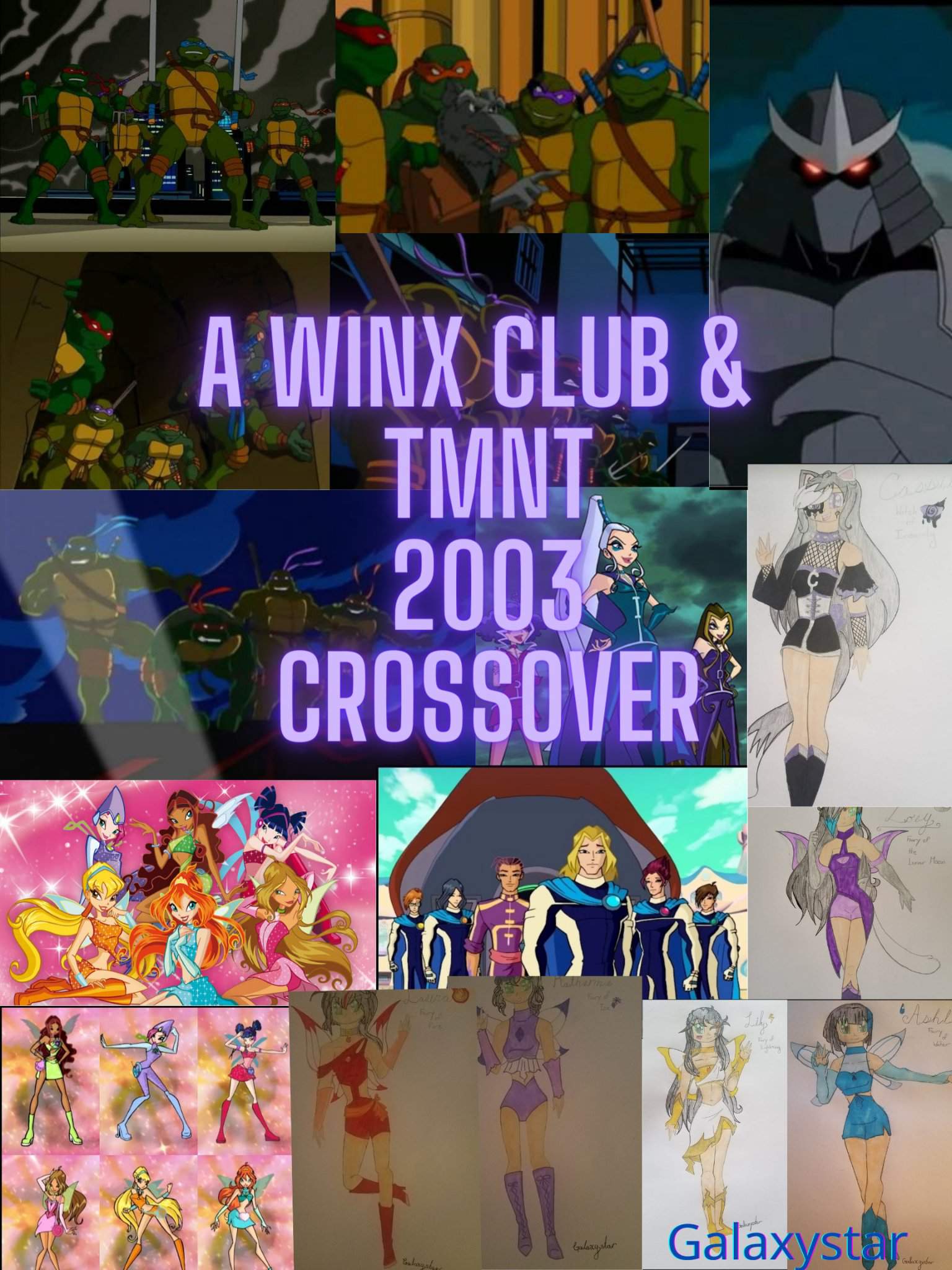 Winx Club & TMNT 2003 Crossover Cover | Winx Club Amino